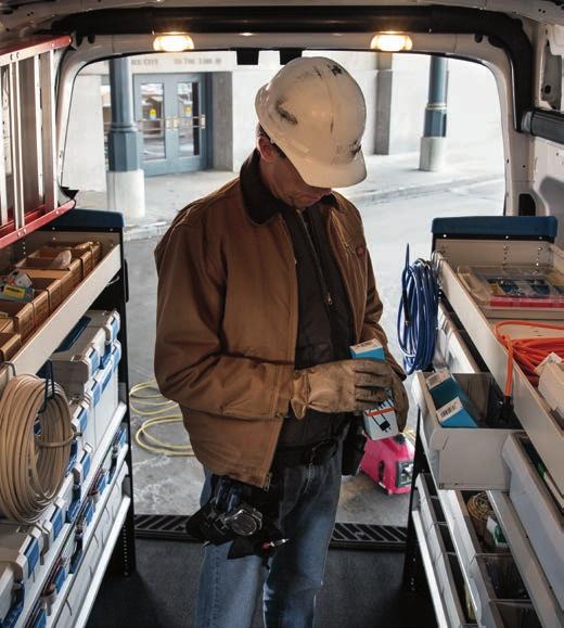 TRANSIT VAN TAKE YOUR WORKSHOP WITH YOU. Transit Van is ideal for the custom storage and shelving systems available through your local Ford Dealer.