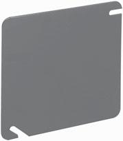 Steel Square Covers COVERS FOR 4 SQUARE BOXES CUBIC INCH CAPACITY (SEE BELOW) #8-32 Screw