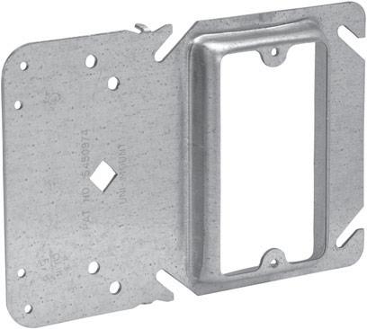 Steel Square Covers UNI-MOUNT COVERS The Uni-Mount combines the features of a mounting device plate with those of a box support, giving you one universal