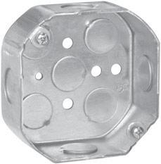Steel Octagon Boxes & Ceiling Pans 4 ROUND CEILING PANS* 6.