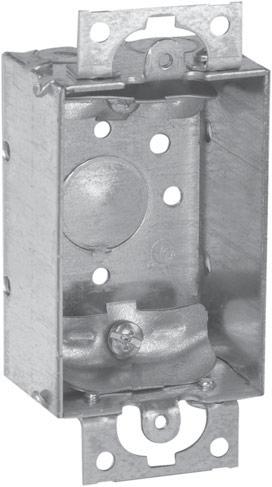 Steel Switch Boxes 1 1 /2 DEEP NON-GANGABLE 7.