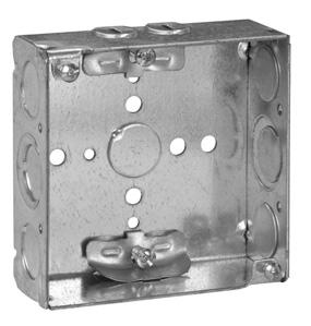 Steel Square Boxes 4 SQUARE OUTLET BOXES 22.