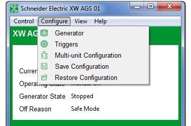 Device Configuration Configuring the Conext Automatic Generator Start The following section describes how to configure the Conext Automatic Generator Start (AGS), an optional accessory that may not