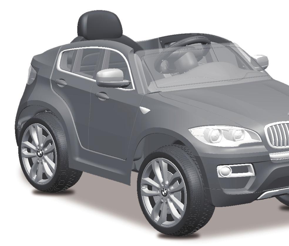 BMW X6 SUV RIDE-ON With remote control function Owner s Manual with Assembly Instructions Styles and