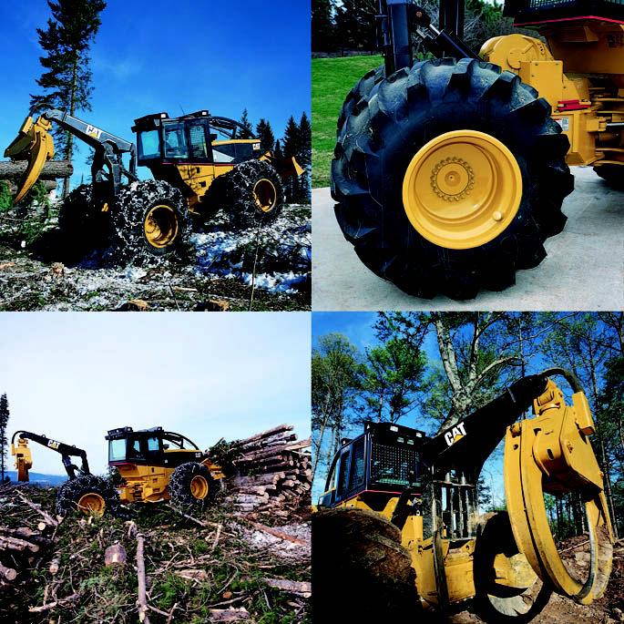 Application Flexibility The 525B Wheel Skidder can easily handle the variety of tasks for today's loggers. Balance.