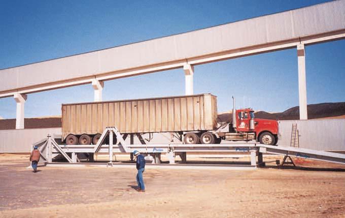 This unit is portable in that it is fully capable of being moved, yet must be lifted onto a flatbed trailer for transport.