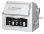 Large Dial Register, Printer and Preset - Fully automatic 4 or 5- digit mechanical preset for single or two-stage electric control. First stage is adjustable from 3 to 9, or from 20 to 90 by 10 s.