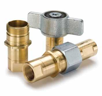 Connect Under Pressure 61 Series Threaded Connection Flush valves, high flow 61 Series is a thread to connect, low spill coupling that can be connected under pressure.