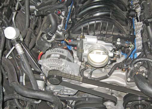 11. Remove the air box assembly from the