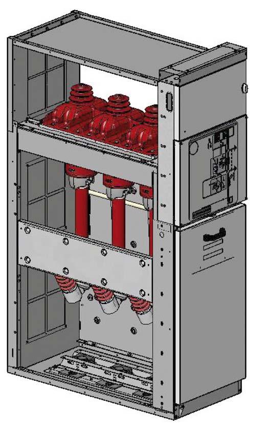 4. Electrical safety in medium voltage switchgear The next figures illustrate 3 functional units in UniSec switchgear, all with high categories (LSC2,