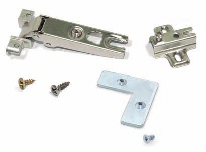 x 8 x 4 C95 straight hinge for aluminium profile cod 12451 07 and height 2 plate cod 12382 07. n = number of hinges and plates.