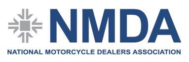 NATIONAL MOTORCYCLE DEALERS ASSOCIATION NEWS JULY 2016 Dear Colleague, This month s NMDA news contains all the latest motorcycle information, plus other issues facing the sector.