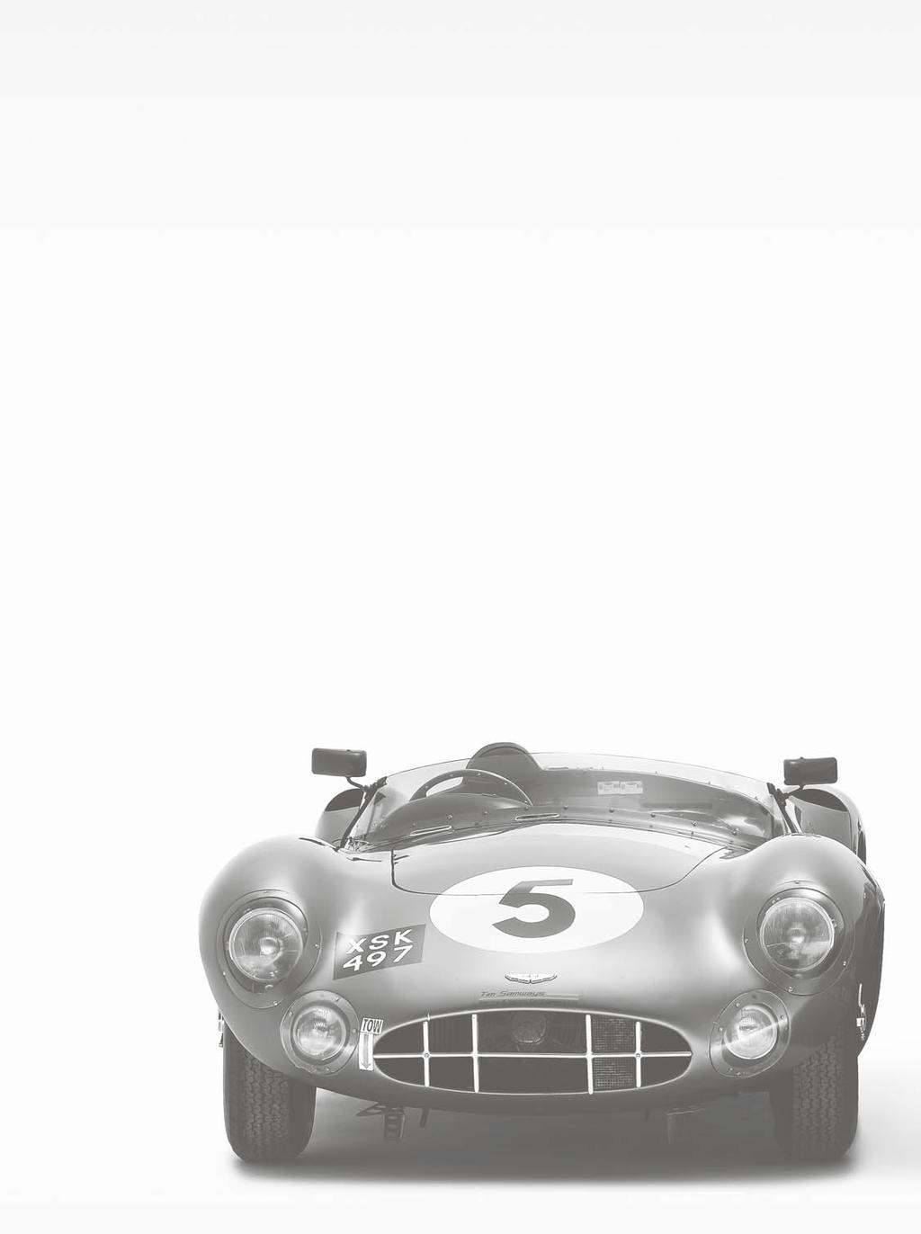 56 Virage Heritage HERITAGE Aston Martin has been delighting discerning drivers with fabulous cars of unmatched pedigree and sporting prowess for almost a century.