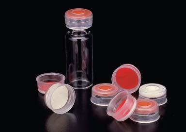 Vials 2.0 ml, mm Poly Crimp Seal Caps: Snap-On or Crimp The Poly Crimp seal is versatile, working as either a snap-on or crimp-top cap.