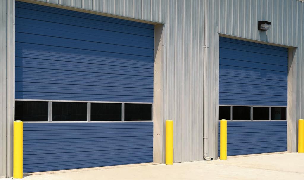 SECTIONAL STEEL DOOR SYSTEMS STEEL AND INSULATED STEEL DOORS General features and benefits Solidly constructed for reliable performance 16, 20, or 24-gauge steel door panels result in a solidly