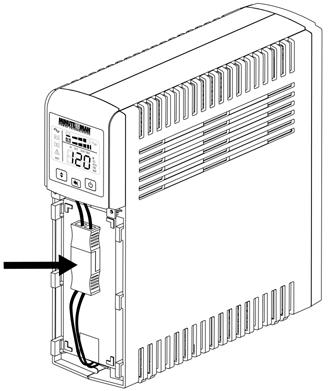 FIG. 2 FIG. 3 11. Reinstall the front panel on the UPS. 12.