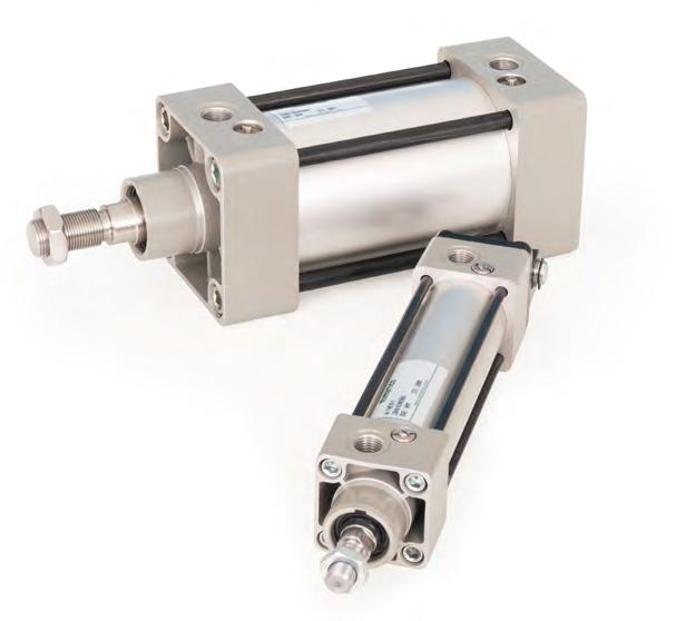 ISO/VDMA Metric Standard Interchangeable The ISO/VDMA Series is an aluminum body air cylinder line that is designed to meet all of your international cylinder requirements.