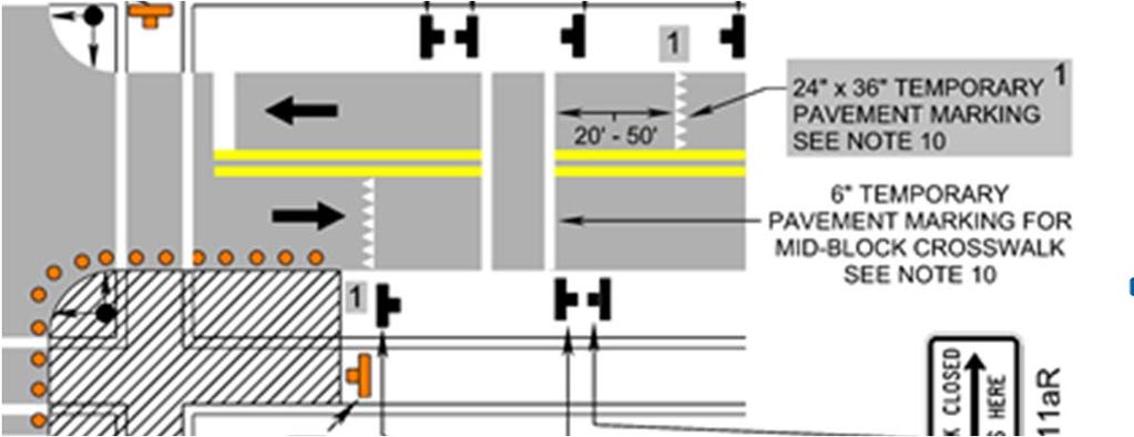 Crosswalk Closure and Pedestrian Detour Operation - TTC-36.1 10.