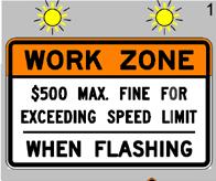 Section 6F.13 & Figure 6F-2 Work Zone $500 Max.