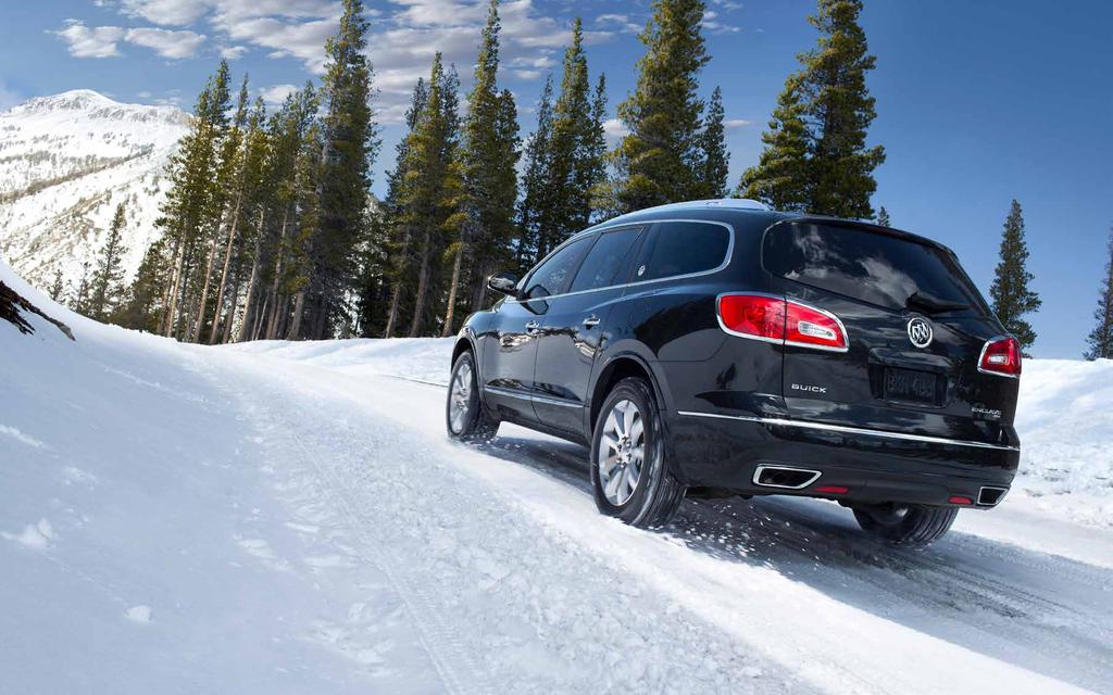 Rain, sleet or snow? No problem. An available ALL-WHEEL-DRIVE (AWD) system constantly monitors traction at all four wheels.