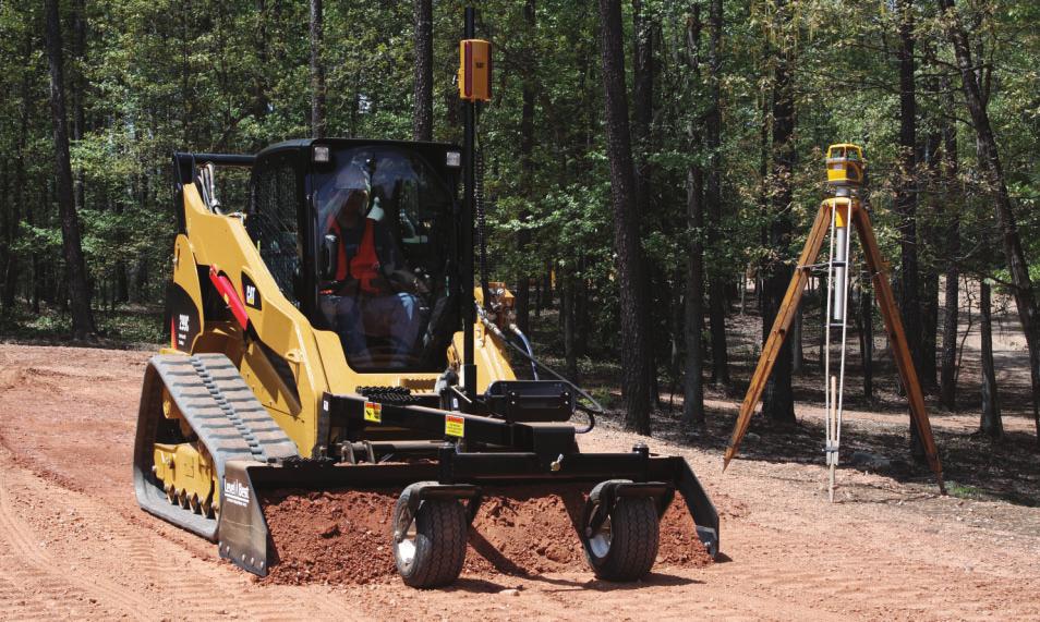 The optional hydraulic quick coupler allows the operator to quickly change tools without leaving the cab.