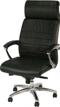 High back full size chair with synchro mechanism with tilt lock and