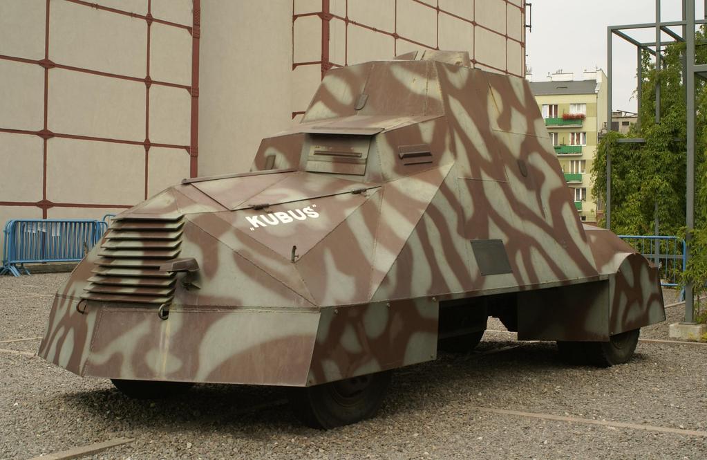 Rafał Białęcki, September 2008 Armored Car "Kubus" reproduction Warsaw Uprising Museum, Warsaw (Poland) This replica was