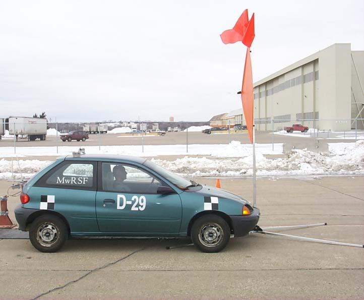 pickup truck tests indicated failure MASH requires