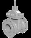 approved to GIS/V7:Part1 MOP 7 Bar DN50-300 Series 555/370-001 & 555/370-002 Cast Iron Softseal Gate Valve Nitrile seals Fitted with double block and bleed facility PE Tails can be PE80 or PE100 and