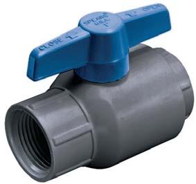 Utility Ball Valves & Lab Ball Valves Utility Ball Valves Pressure Rating @ 7 F ( C), Water /" - " 50 psi PVC = 0 F (0 C) All Valves Assembled with Silicone-Free, Water Soluble Lubricant PVC w/epdm