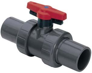 True Union 000 Industrial Retrofit Ball Valves - Replaces Other Brand Valves Complete universal replacement valve for domestic and import PVC valve.