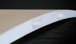 OUR SIDE WALLS HAVE MASSIVE STRENGTH Vacuum bonded radius roof with