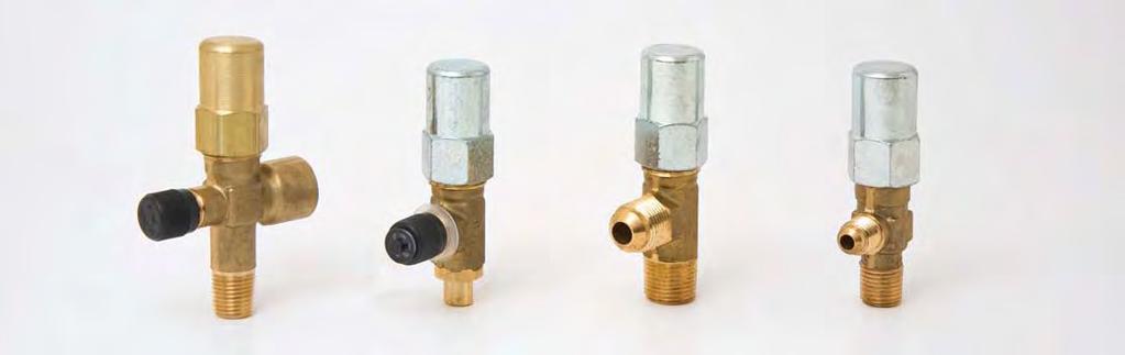 PACKED LINE VALVES REFRIGERATION VALVES Streamline packed line valves are built with forged brass bodies and integral mounting brackets with plated steel stems suitable for refrigerants and other