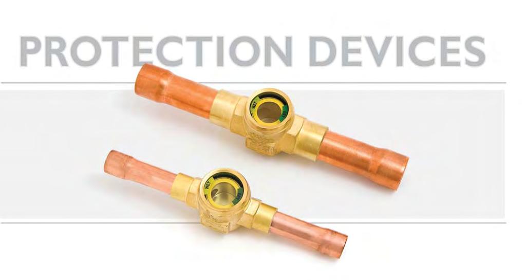 Streamline protection devices include filter driers, sight glasses and strainers engineered to perform reliably in extreme environments.