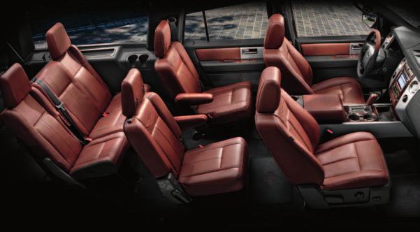 King Ranch Equipment Group 40A Includes select Limited features, plus: Seating Chaparral leather trim with perforated inserts on all
