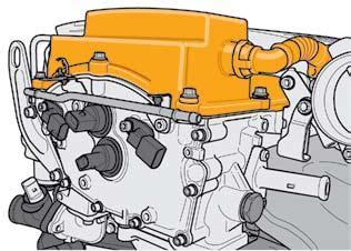 Operation The blow-by gases in the crankcase are drawn out by intake manifold vacuum through: Cyclone Oil Separator Crankcase Ventilation Heater S360_064 the vent ports in the cylinder block, the