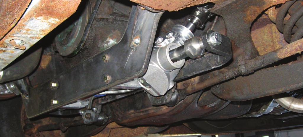 Flaming River Rack and Pinion Installation 3) Install the OEM inner tie rod end into the
