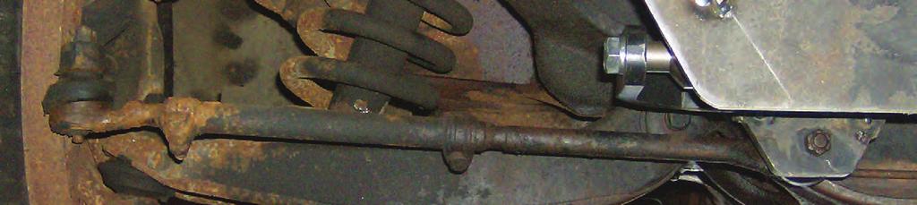 Note: If using the original parts some adjustment of the tie rod assembly may be required when