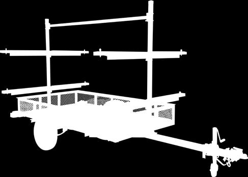ALUMINUM FRAME AND UPRIGHTS GALVANIZED AXLE AND WHEELS