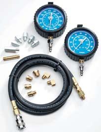 High and low pressure gauges make this kit useful for both transmission and engine work. Kit comes complete with adapter for most applications. Designed to be used for both static and on road testing.