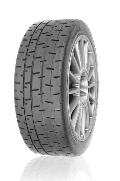 The tyre is available from 15 to 19 inch and the pattern is lifted from DMACK s proven world rally tyre.