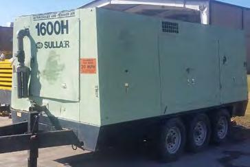 RING POWER SYSTEMS COMPRESSED AIR DIVISION Special Used Listings October 2017 DIESEL AIR COMPRESSORS 1600 CFM / 150 PSI AF SULLAIR 1600HAF DTQ RATED 1600