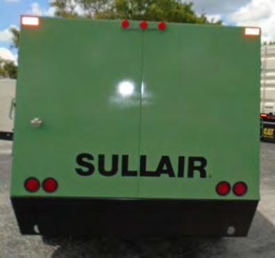 SURGE BRAKES & PINTLE HITCH 2007 YEAR 3496 HOURS S/N: 706110047 $69,900 900 CFM / 500 PSI or 1150 CFM / 350 PSI HIGH PRESSURE SULLAIR 900XHH/1150XH DTQ RATED 900 CFM @ 500 PSI -or- 1150 CFM @ 350