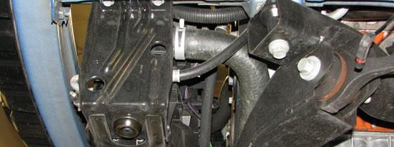 23. Vehicles equipped with a three row transmission cooler should use a 10mm