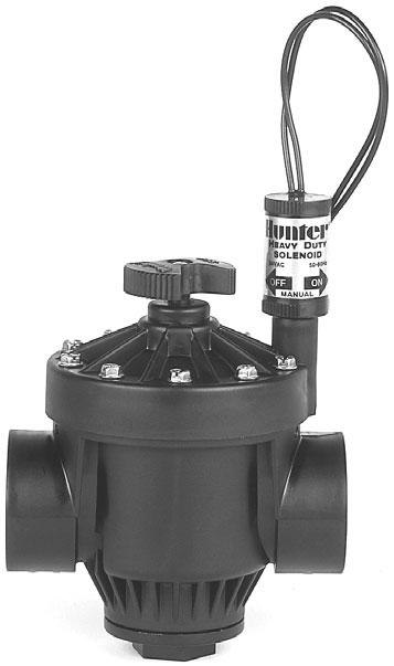 connection built into the valve for poly pipe users. Hunter responded with four " models to choose from.