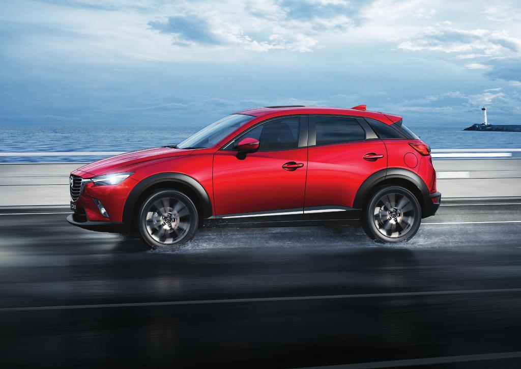 A STYLE THAT STANDS ABOVE The ew Mazda CX-3 Itroducig the ew Mazda CX-3, the first compact SUV that combies the stylish desig of a hatchback with the versatility of a SUV.