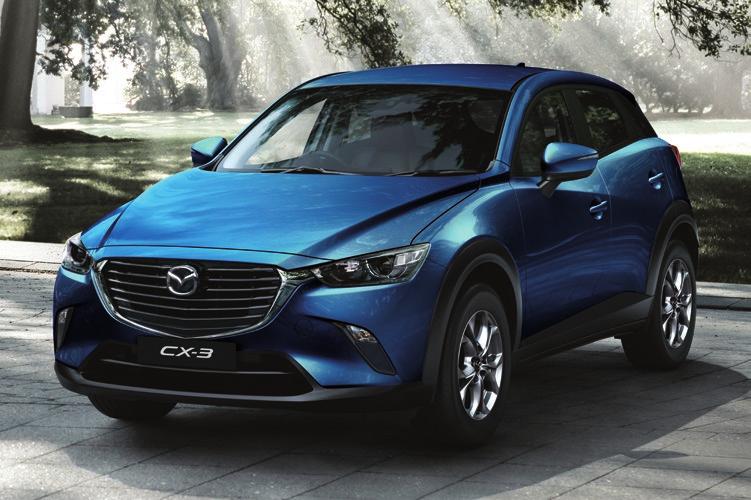 m{zd{ CX-3 active Active features iclude: m{zd{ CX-3 Dyamic Dyamic features additioal to Active iclude: 16 Alloy wheels Exhaust extesios (chrome) Headlamps