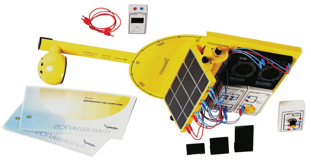 Integrated power supply in the basic housing Basic board with frame to put the experimental boxes und multimeters Set of equipment supplied: Optional extension kit: Specific yellow suitcase with