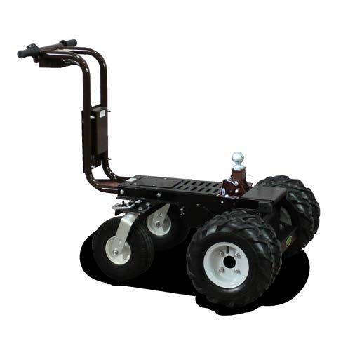 (Does not climb stairs) EC-APP (70002) Turf Tires Trailer Dolly 27 Chassis with our 2 trailer ball hitch attached.