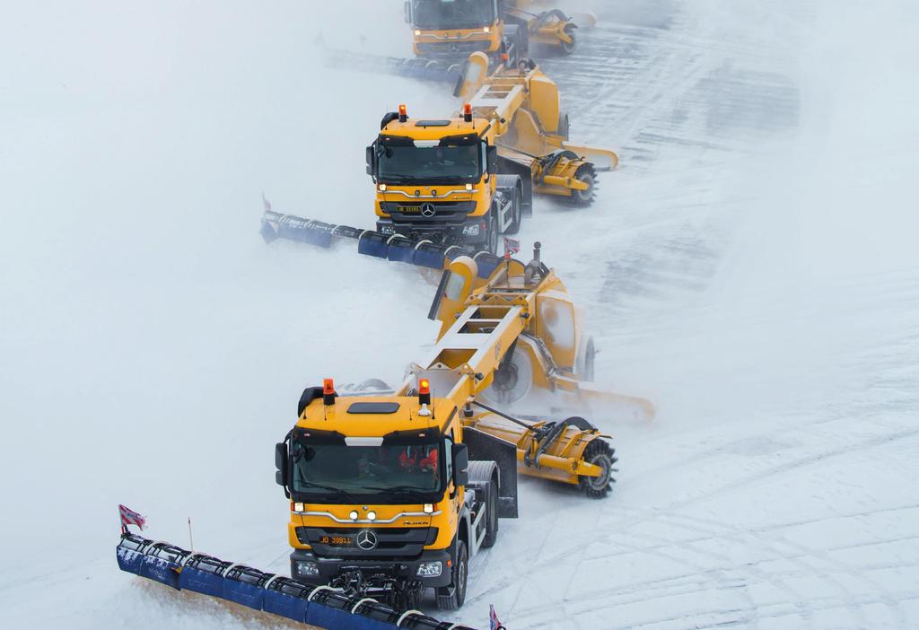 Øveraasen's snow clearing equipment MTU series 502, 1000, 1100, 1600, 2000 engines Øveraasen Snow clearing powered by MTU Almost all the snow clearing vehicles made by the Norwegian airport equipment